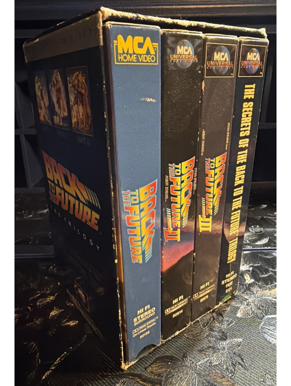 Back to the Future Trilogy VHS Box Set Limited Edition